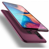 Vyno raudonos spalvos dėklas X-Level Guardian Samsung Galaxy A202 A20e telefonui
