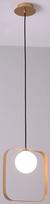 Candellux Tula Pendant Lamp Square 28W G9 Gold