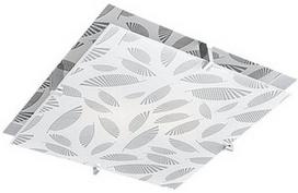 Candellux Fikus 2X60W E27 Plafond Lamp Chrome 36x36