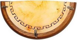 Candellux Grecki Plafond Lamp 1x60W Brown Alabaster