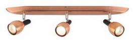 Candellux Cross 93-32782 GU10 3x50W Ceiling Lamp Copper