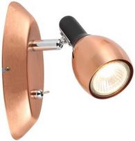 Candellux Cross 91-32768 GU10 1x50W Wall Lamp Copper