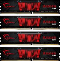 32 gb 3200 ddr4 - G.SKILL F4-3200C16Q-32GIS G.Skill Aegis DDR4 32GB (4x8GB) 3200MHz CL16 1.35V XMP 2.0 - 1 nuotrauka