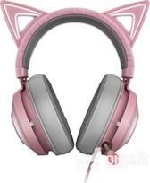 razer headphones kraken - Razer Kraken Kitty Wired Quartz (Rožinės) - 4 nuotrauka