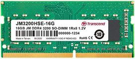 ram ddr4 3200 16gb - TRANSCEND 16GB JM DDR4 3200Mhz SO-DIMM 1Rx8 2Gx8 CL22 1.2V - 1 nuotrauka