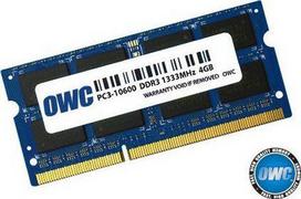 Apple OWC 4GB DDR3 1333MHZ - 4 GB - DDR3 - 1333 MHz - 204-pin SO-DIMM