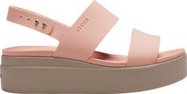 Crocs™ Brooklyn Low Wedge Womens Pale Blush/Mushroom 37,5