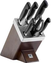 zwilling - ZWILLING Sharpening knife block, black ash, 7 pcs. - 1 nuotrauka