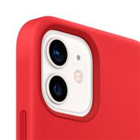 iphone 12 mini deklas - Apple "Silicone Case with MagSafe iPhone 12 mini (MHKW3ZM/ A)" (PRODUCT)RED - 4 nuotrauka