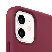 iphone 12 magsafe - Apple "Silicone Case with MagSafe iPhone 12 mini (MHKQ3ZM/ A)" Plum - 3 nuotrauka