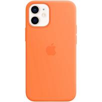 iphone 12 mini deklas - Apple "Silicone Case with MagSafe iPhone 12 mini (MHKN3ZM/ A)" Kumquat - 1 nuotrauka