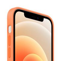 iphone 12 mini deklas - Apple "Silicone Case with MagSafe iPhone 12 mini (MHKN3ZM/ A)" Kumquat - 2 nuotrauka