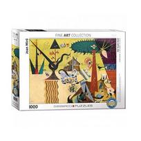 delione 6000 - Dėlionė EUROGRAPHICS Žemdirbystė Joan Miro 1000d. - 1 nuotrauka