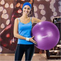 gimnastikos kamuolys 65 cm - Proiron PRO-YJ01-5 65 cm, violetinis - 7 nuotrauka