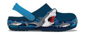Crocs™ Fun Lab Shark Lights Clog Navy 26
