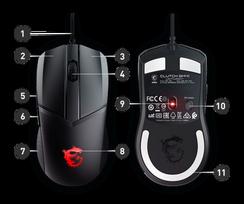 bluetooth 3.5mm - MSI Clutch GM41 - 12 nuotrauka