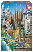 Educa Borras Puzzle Gaudi Collage 1000pcs