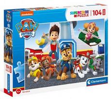 paw patrol senukai - Clementoni Puzzle SuperColor Paw Patrol 104pcs 23753 - 1 nuotrauka