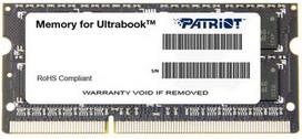Patriot Ultrabook 4GB DDR3 1600MHZ SO-DIMM PSD34G1600L81S