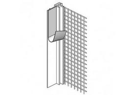 PVC deformacinis profilis su tinkleliu 108, 6mm 2.4m/vnt, Mateiciuc A/03