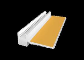 PVC deformacinis profilis langams/durims 108, be tinklelio, 6x2400mm, Ejot
