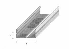 Favor CD 60/27, luboms ir sienoms, 0.5mm (įv.ilgiai) : Ilgis gipso sistemoms - 3000, Matmenys gipso profiliams - 60 x 27