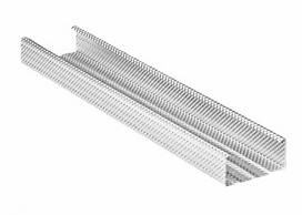Rigips Ultrastil CD 60/27, luboms ir sienoms, 0.55mm (įv.ilgiai) : Ilgis gipso sistemoms - 3000, Matmenys gipso profiliams - 60 x 27
