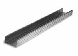 Knauf CD 60/27, horizontalus, luboms ir sienoms, 0.6mm (įv.ilgiai) : Ilgis gipso sistemoms - 3000, Matmenys gipso profiliams - 60 x 27