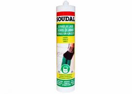 Soudal ACRYRUB, dažomas, baltas, 280ml : Spalva - Baltas, Pakuotė - 280 ml