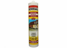 Soudal SILIRUB 2, neutralus, 280ml (įv.spalvos) : Spalva - Baltas, Pakuotė - 280 ml