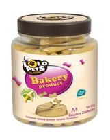 Lolo Pets sausainiai šunims bananiniai kauliukai M 210 g