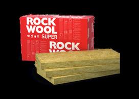 Rockwool Superrock, universali, storis 50-150mm : Storis - 100 mm, Matmenys plokstems, rulonams  (ilgis x plotis), mm - 1000 x 610 akmens vata 