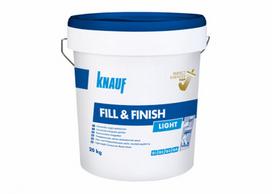 Knauf FILL - FINISH LIGHT, lengvasis, vidaus, iki 2mm, 20kg : Pakuotė - 20 kg