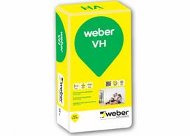 Weber VH, cementinis, sienoms ir luboms, 20kg (įv.spalvos) : Pakuotė - 20 kg, Spalva - Pilkas