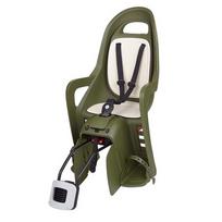 Dviračio kėdutė Polisport Groovy RS  ant rėmo 22kg (žalia/kreminė)