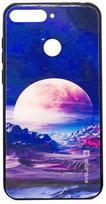 Evelatus Back Case With Picture Under Glass For Huawei Y6 2018 Valley Moon