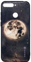 Evelatus Back Case With Picture Under Glass For Huawei Y6 2018 Catching Dream
