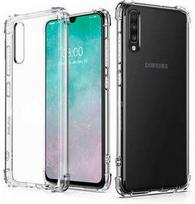 Evelatus Military Shockproof Back Case For Samsung Galaxy A70 Transparent