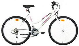 ermitazas - Dviratis Bottari Oklahoma Good Bike White Pink, 18", 26" - 1 nuotrauka