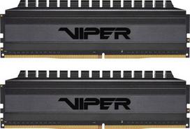 Pirkti PATRIOT Viper 4 Blackout 16GB 2x8GB DDR4 3200MHz DIMM CL16-16-18-20 1.35V KIT - Photo 1
