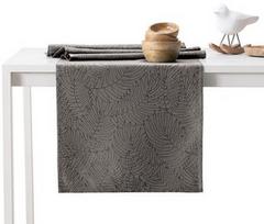 AmeliaHome Gaia AH/HMD Tablecloth Cocoa 40x140cm