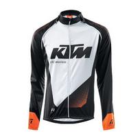 Bliuzonas KTM FL II su nusegamom rankovėm (juoda/balta) dydis L