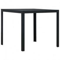Pirkti Kavos staliukas, juodas, 78x78x74cm, HDPE, medienos imitacija - Photo 1