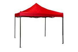 BESK Garden Canopy 3x3m Red