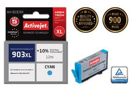 rasalai spausdintuvo - ActiveJet Cartridge AH-903CRX For HP 12ml Cyan - 2 nuotrauka