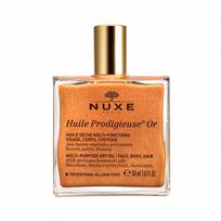  NUXE švytėjimo suteikiantis daugiafunkcis sausas aliejus HUILE PRODIGIEUSE OR SHIMMERING, 50 ml