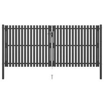 Sodo vartai, antracito spalvos, 4x2m, plienas