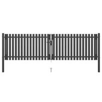 Sodo vartai, antracito spalvos, 4x1,25m, plienas