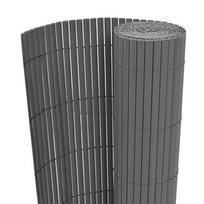 Dvipusė sodo tvora, pilka, 150x300cm, PVC