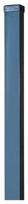 Keturkampis pilkas stulpas, 40 x 60 x 2000 mm